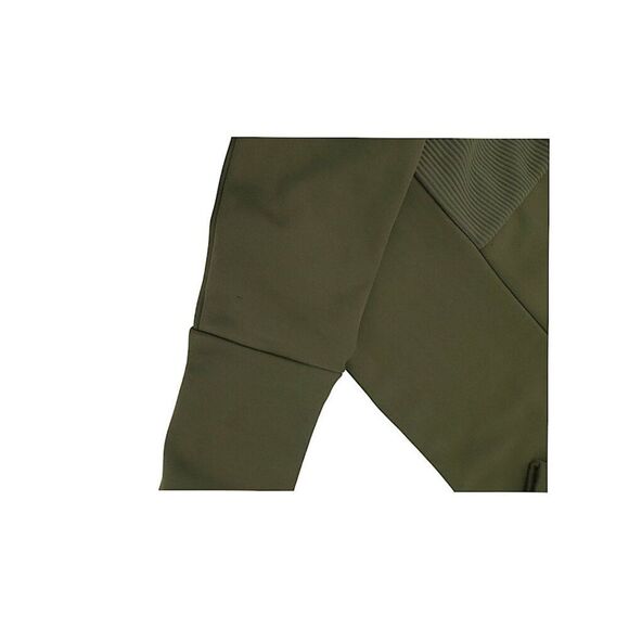 Avia Women's Semi-Fit Quarter-Zip Ribbed Pullover Military Army/Olive Green - XS - Picture 7 of 7